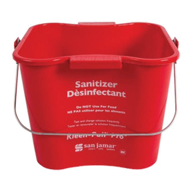 Kleen-Pail Pro Bucket Red 6 qt each