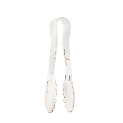 Camwear Tongs Scalloped Clear 9" each