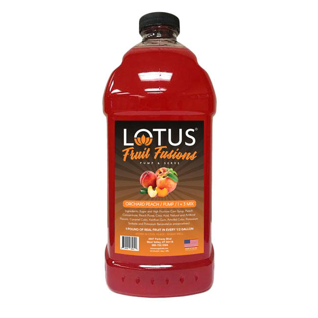 Lotus Fruit Fusions Peach Concentrate 64 oz
