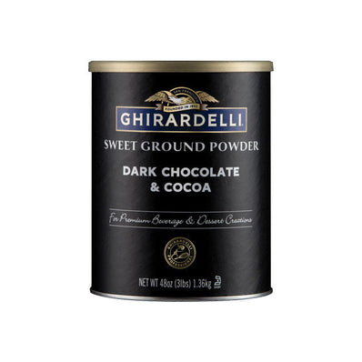 Ghirardelli Dark Chocolate & Cocoa Powder Can 3 lb