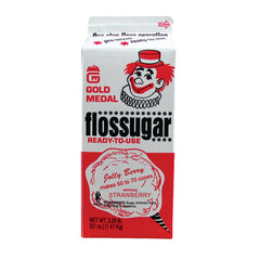 Cotton Candy Floss Sugar Jolly Berry Strawberry 0.5 gal