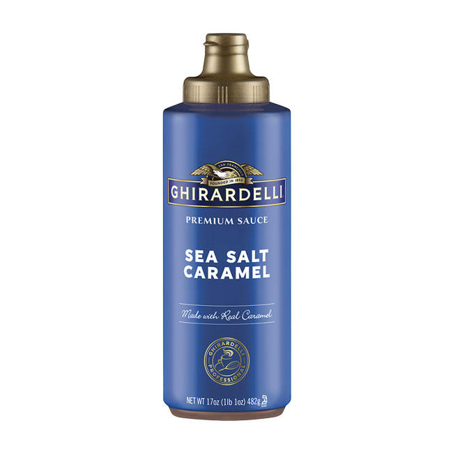 Ghirardelli Sea Salt Caramel Sauce Squeeze Bottle 16 oz