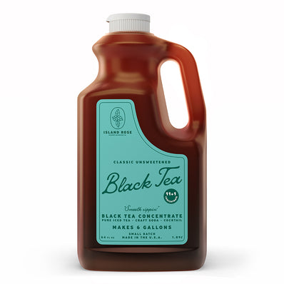 Island Rose Classic Black Unsweetened Tea 64 oz