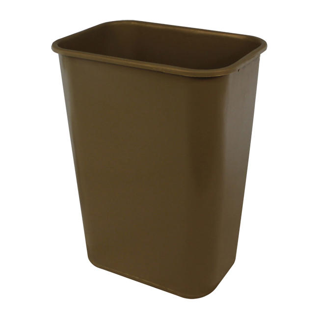 Soft-Sided Plastic Wastebasket 41 qt each