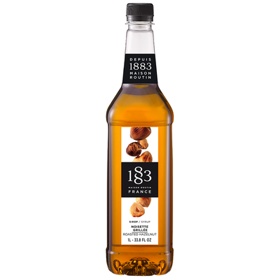 1883 Roasted Hazelnut Syrup PET 1 ltr