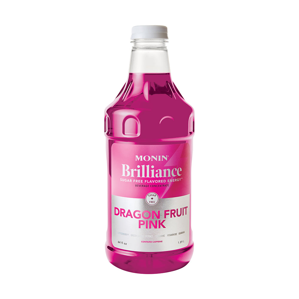 Monin Brilliance Dragon Fruit Pink Sugar Free Energy 64 oz