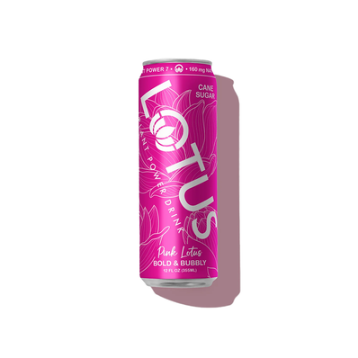Lotus Plant Power Pure Cane Sugar Pink Drink 12 oz