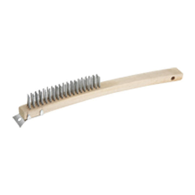 Wire Brush and Scraper each