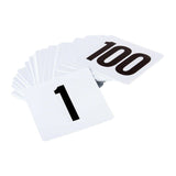 Number Cards 4" pk 1 set