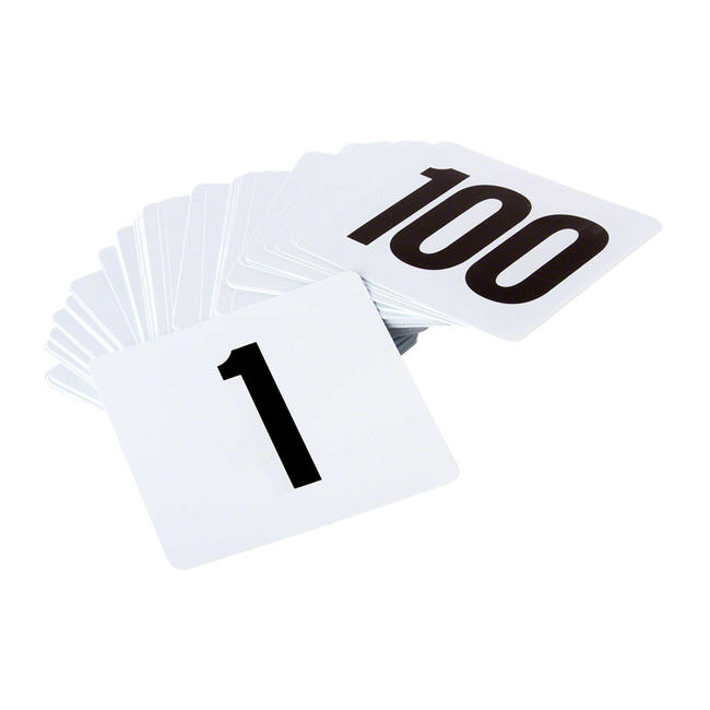 Number Cards 4" pk 1 set