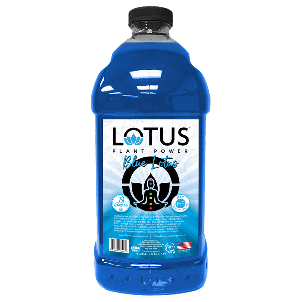 Lotus Zero Sugar Blue Plant Power Concentrate 64 oz