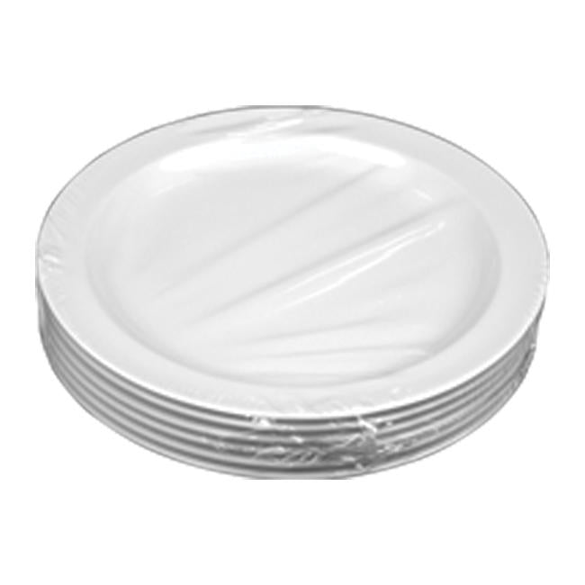 NuStone Plate White 10 1/4" 6 ct