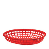 Classic Oval Basket Red 9 3/8" 3 dz