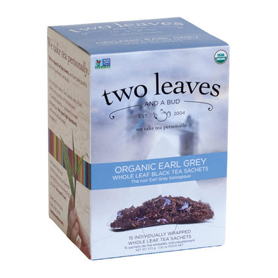 Two Leaves and a Bud Tea Organic Earl Grey 15 ct