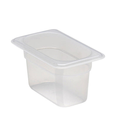 Food Pan Ninth-Size Translucent 4" each