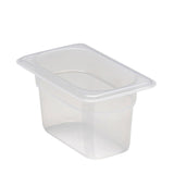 Food Pan Ninth-Size Translucent 4" each