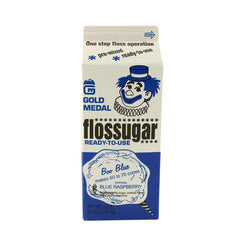 Cotton Candy Floss Sugar Boo-Blue Raspberry 0.5 gal