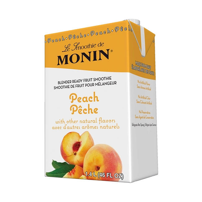 Monin Peach Fruit Smoothie Mix 46 oz