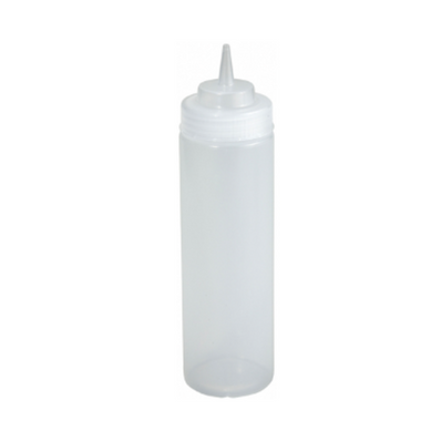 Squeeze Bottle 16oz Clear pk 6 ct
