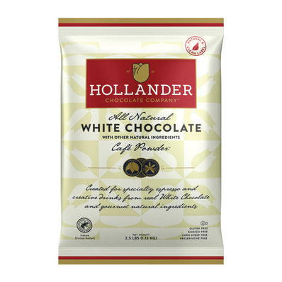 Hollander White Chocolate Café Powder 2.5 lb