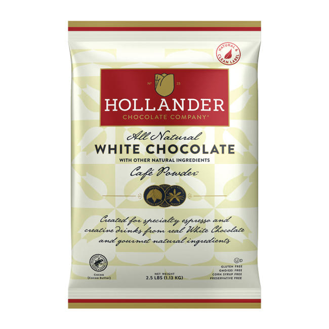 Hollander White Chocolate Café Powder 2.5 lb