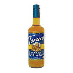 Torani Vanilla Bean Sugar Free Syrup 750 ml