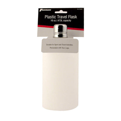 Plastic Flask  16 oz each