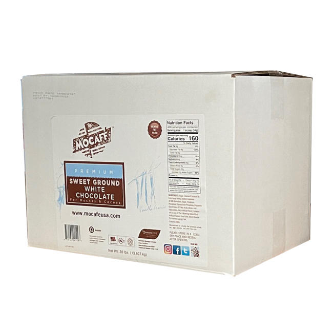 Mocafe Ground White Chocolate 30 lb 30 lb