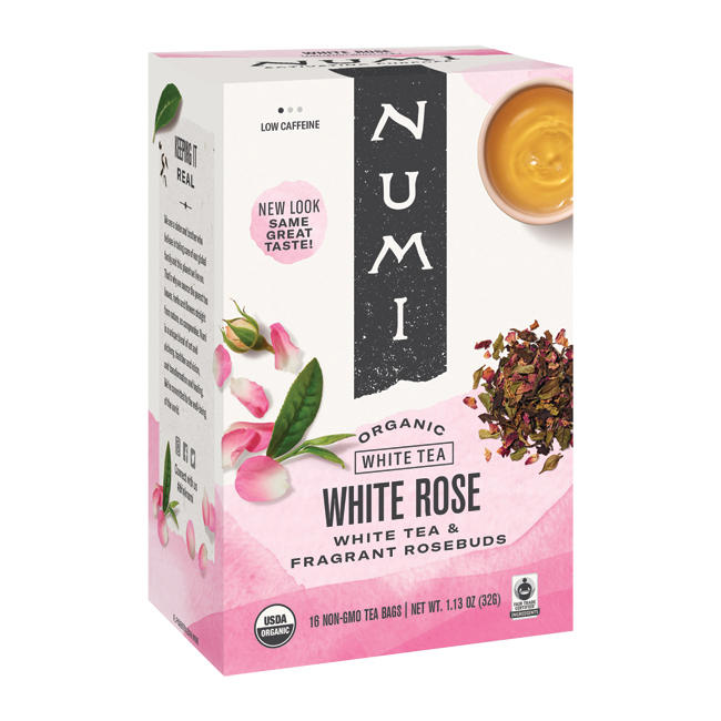 Numi White Rose Tea 18 ct