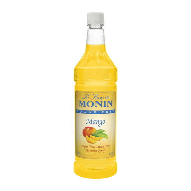 Monin Mango Syrup Sugar Free PET 1 ltr