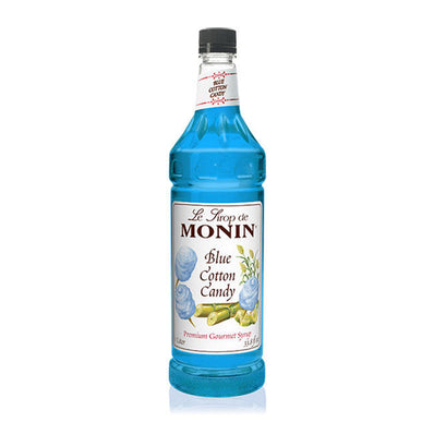 Monin Blue Cotton Candy Syrup PET 1 ltr