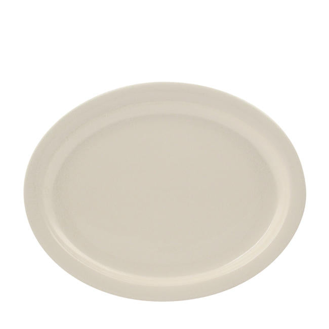 Kingsmen Platter Cream White 13 1/4" 1 dz