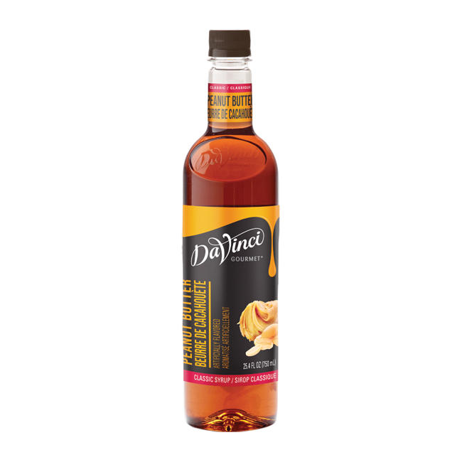 DaVinci Gourmet Classic Peanut Butter Syrup PET 750 ml