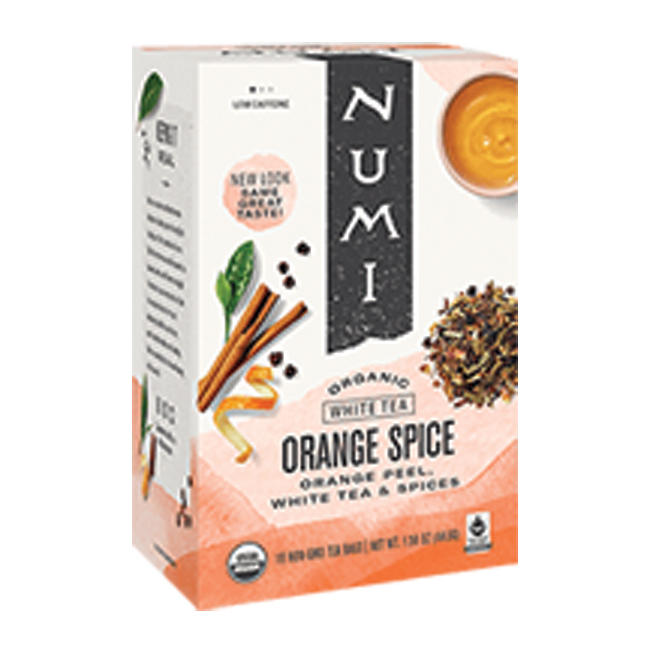 Numi White Orange Spice Tea 18 ct