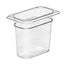 Camwear Food Pan Ninth-Size Clear 6