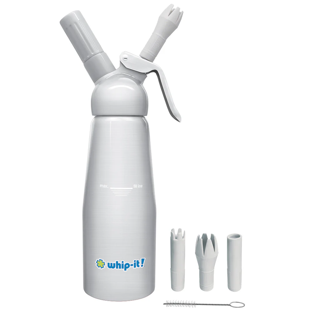 whip-it! Whipped Cream Dispenser 1/2L Element Disp: Silver 6 ea