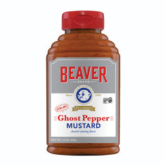 Beaver Extra Hot Ghost Pepper Mustard 13 oz