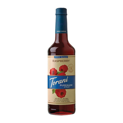 Torani Raspberry Puremade Zero Sugar Syrup 750 ml