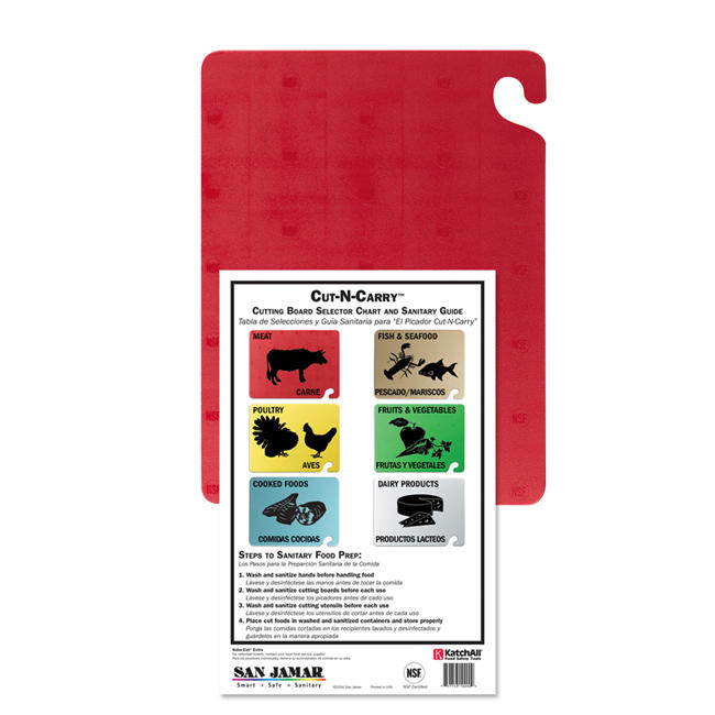 Cut-N-Carry Board Red 18" x 24" each