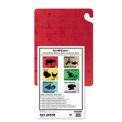 Cut-N-Carry Board Red 18" x 24" each