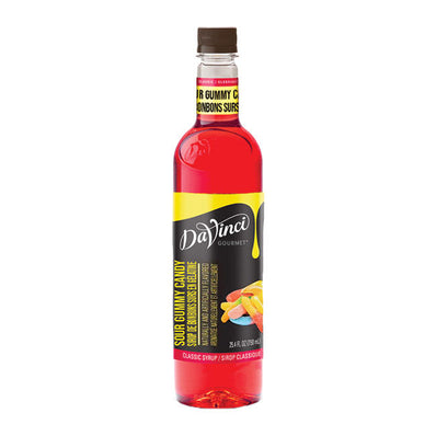 DaVinci Gourmet Sour Gummy Candy Syrup PET 750 ml