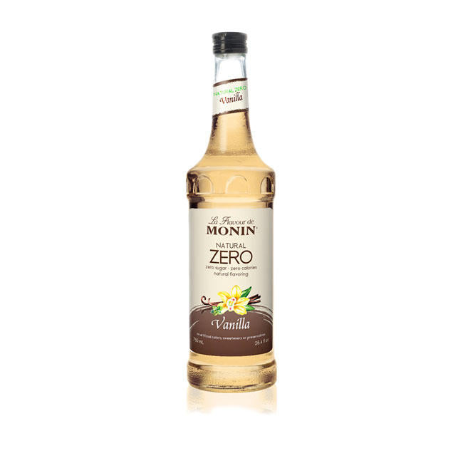 Monin Natural Zero Vanilla Syrup 750 ml