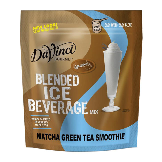 DaVinci Gourmet Iced Blended Base Matcha Green Tea Smoothie Mix 3 lb