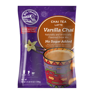 Big Train Vanilla Chai Reduced Sugar Chai Tea Latte Mix 3.5 lb