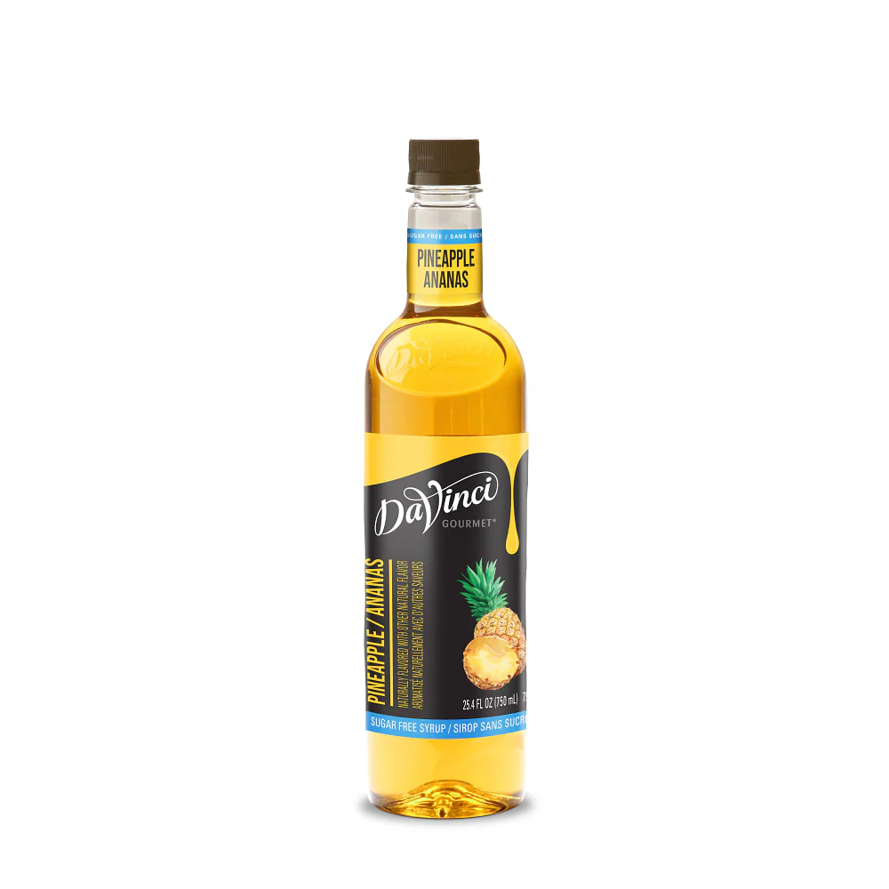 DaVinci Gourmet Pineapple  Sugar Free Syrup PET 750 ml