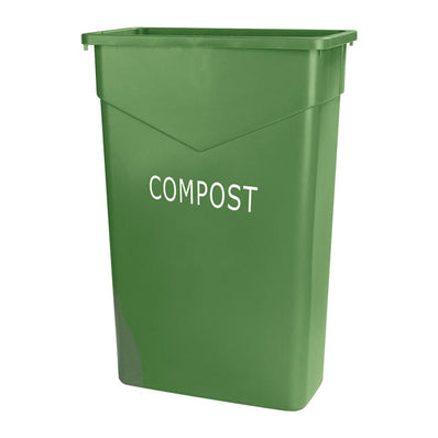 Trimline Compost Waste Container Green 23 gal each