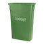 Trimline Compost Waste Container Green 23 gal each