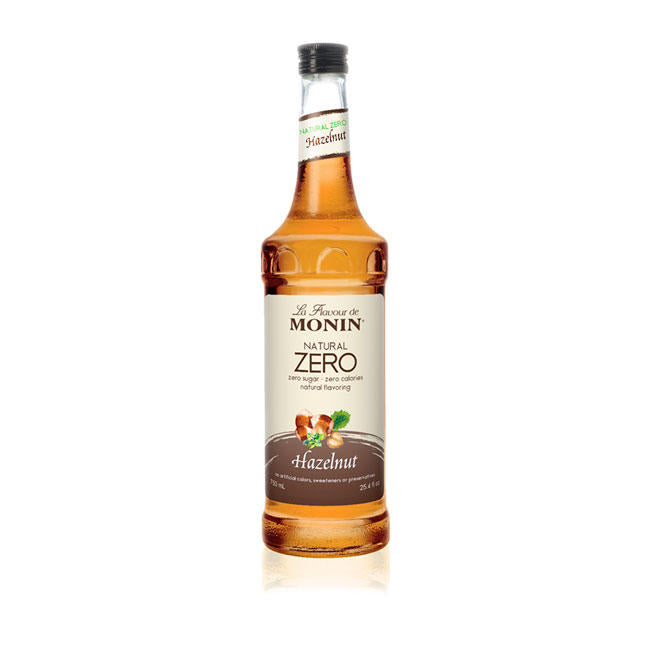 Monin Natural Zero Hazelnut Syrup 750 ml
