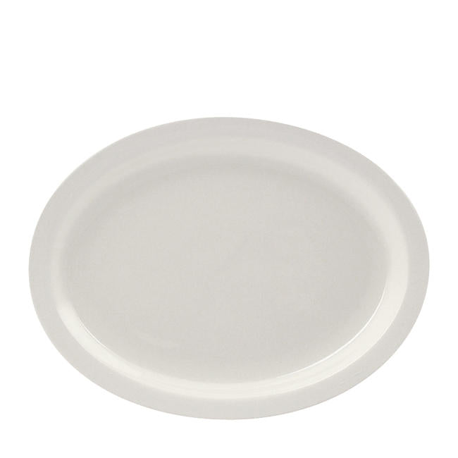 Porcelana Platter Bright White 13 1/8" 1 dz