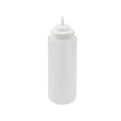 Squeeze Bottle 32oz Clear pk 6 ct